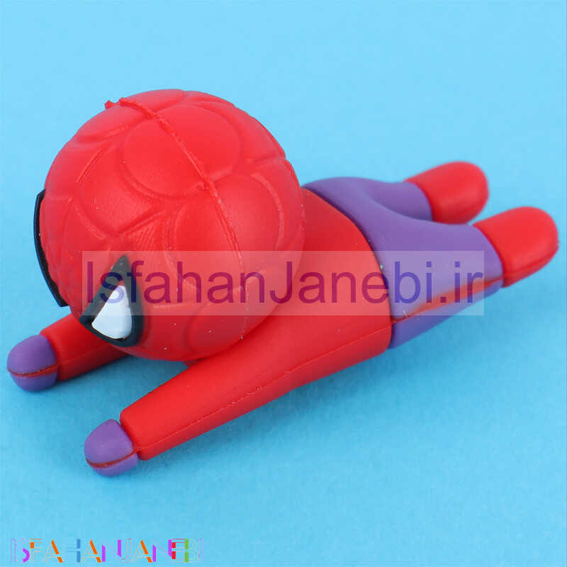 اصفهان جانبی-محافظ کابل شارژر طرح مرد عنکبوتی کد 1