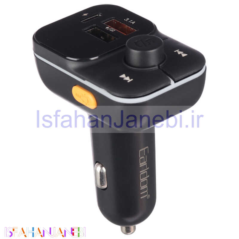 اصفهان جانبی-شارژر فندکی + FM Player بلوتوثی Earldom ET-M81
