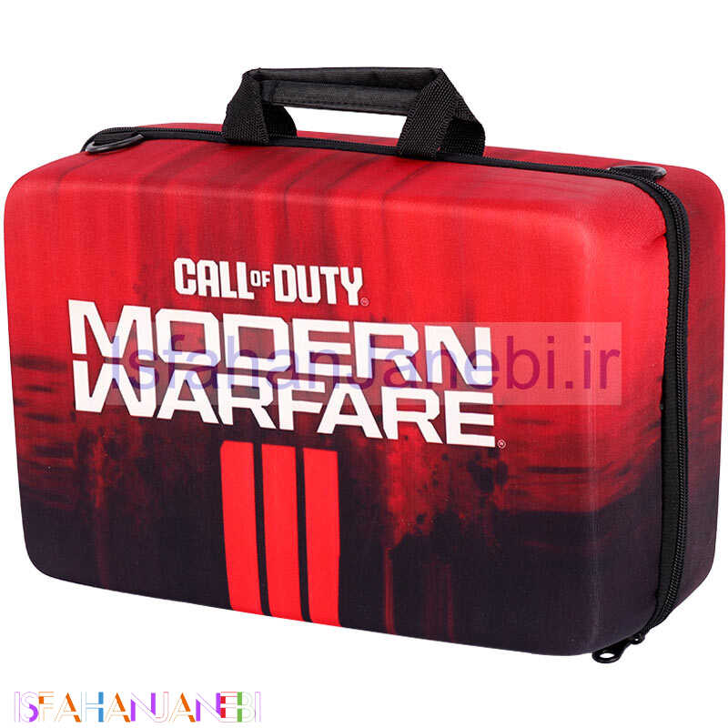 اصفهان جانبی-کیف کنسول بازی PS5 Slim طرح Call of Duty Modern Warfare 3 کد 2