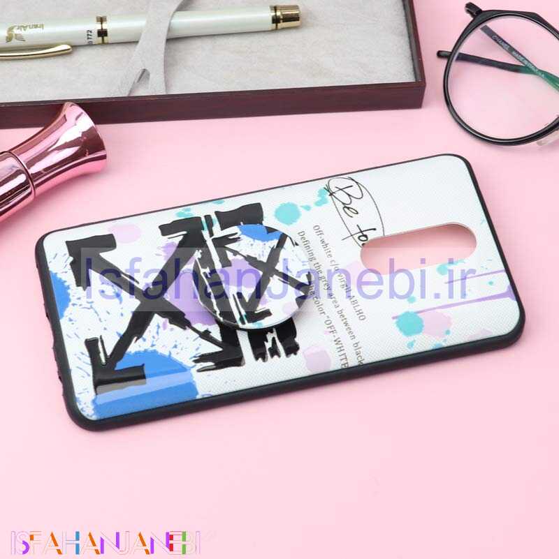 اصفهان جانبی-قاب فانتزی برجسته + پاپ سوکت کد17 شیائومی Redmi 8