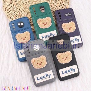 اصفهان جانبی-قاب ژله ای Lucky سامسونگ Galaxy A02 / M02 عروسکی محافظ لنزدار