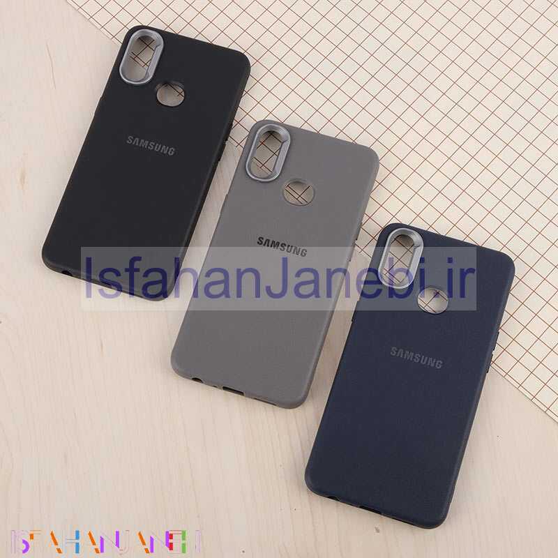 اصفهان جانبی-قاب چرمی ژله ای Leather سامسونگ Galaxy A10s لوگودار
