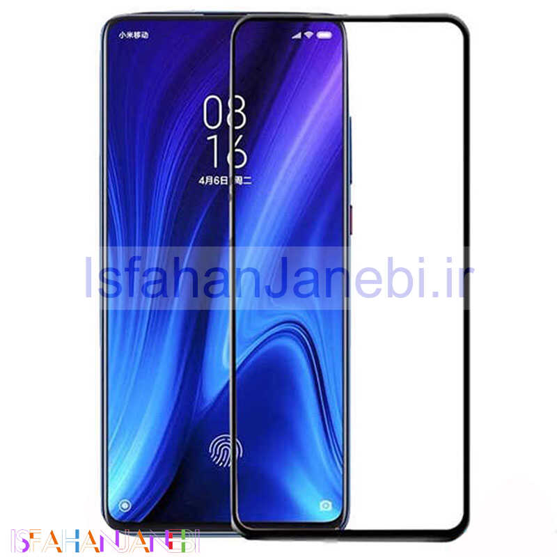 اصفهان جانبی-گلس تمام چسب Xiaomi Redmi K20 Pro مشکی
