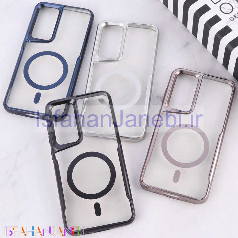 اصفهان جانبی-قاب شفاف سامسونگ Galaxy S24 FE طرح مگ سیف تیتانیوم