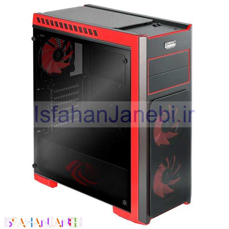 اصفهان جانبی-کیس کامپیوتر گرین GREEN Z3 Crystal
