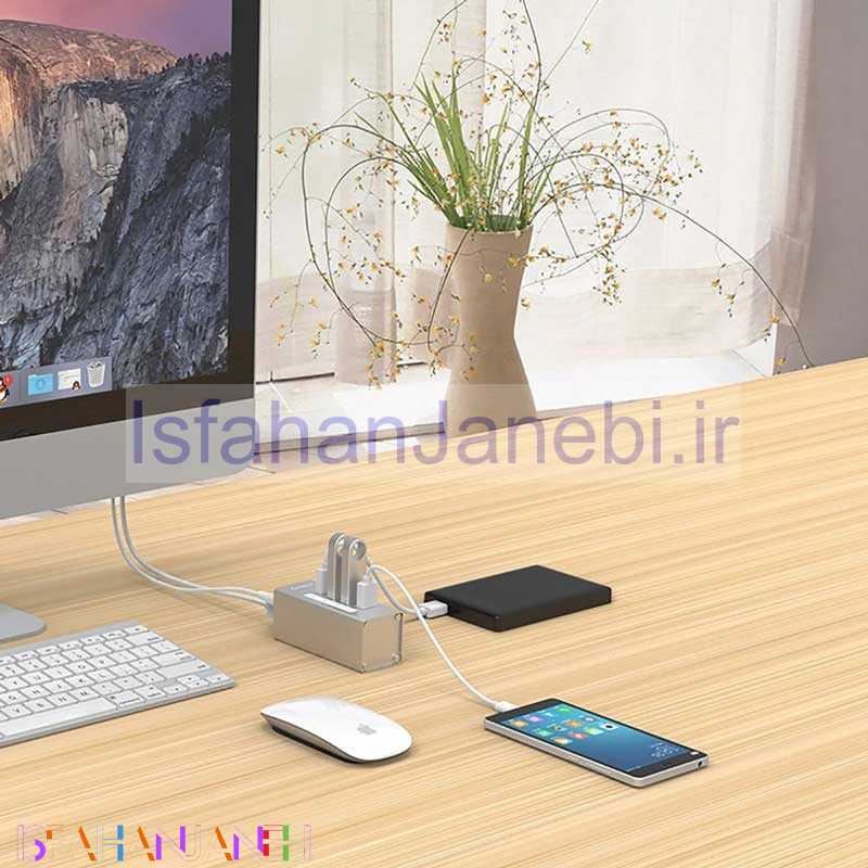اصفهان جانبی-هاب 5 پورت USB3.0 اوریکو A3H4-V2