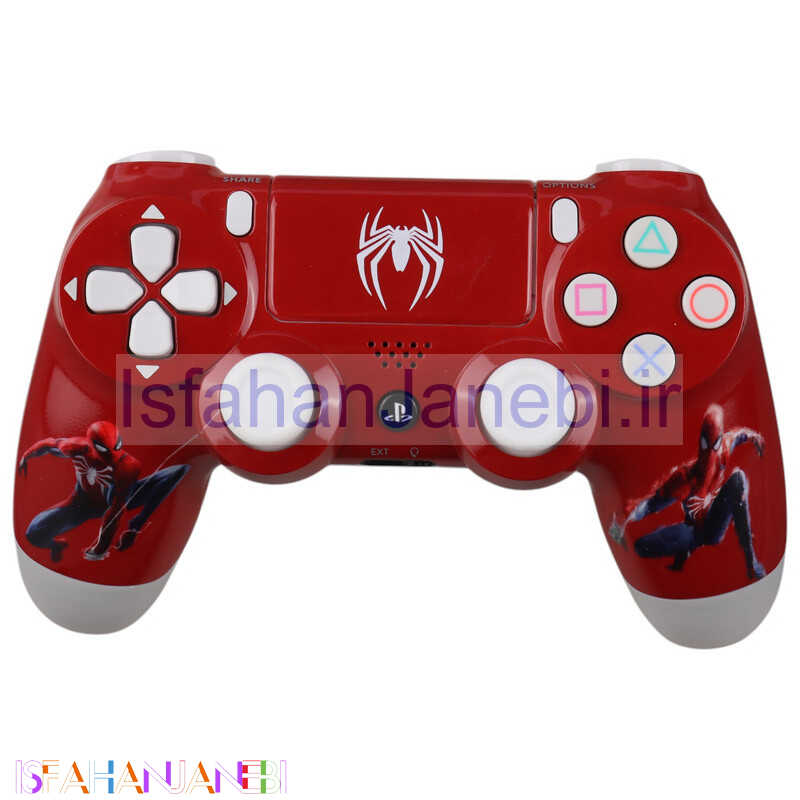 اصفهان جانبی-دسته بازی بی سیم SONY PlayStation 4 DualShock 4 High Copy طرح Spider Man کد 10