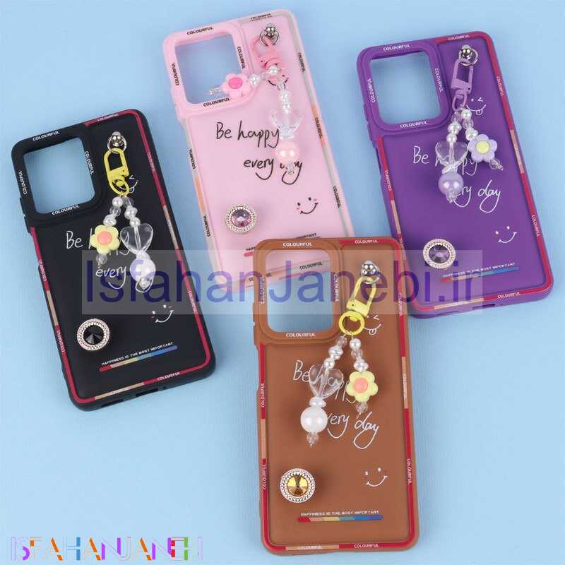 اصفهان جانبی-قاب ژله ای Colourful شیائومی Poco X5 Pro 5G آویزدار