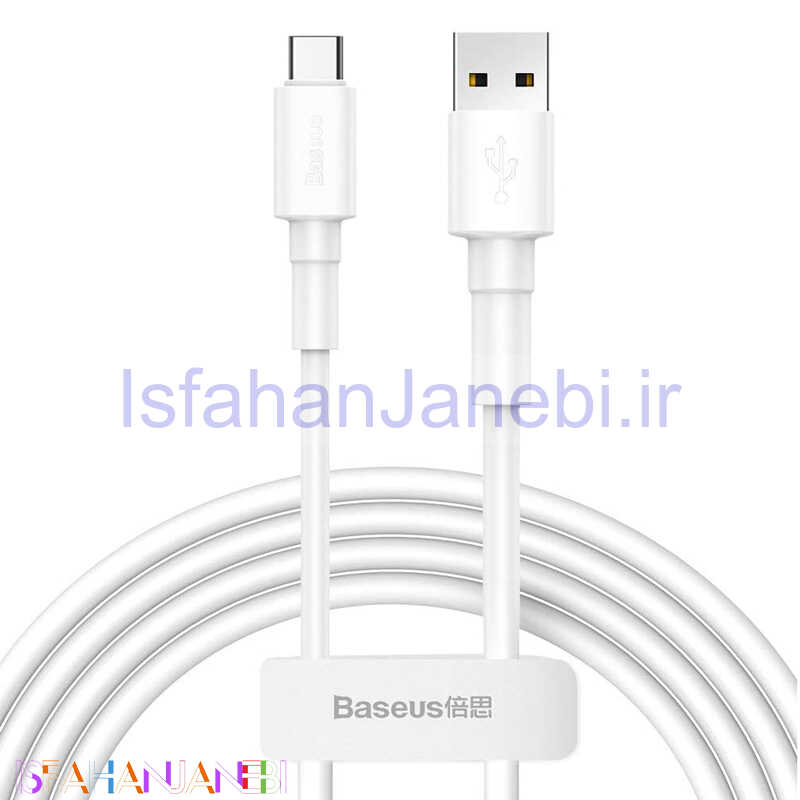 اصفهان جانبی-کابل Baseus Mini White CATSW-02 3A 1m Type-C