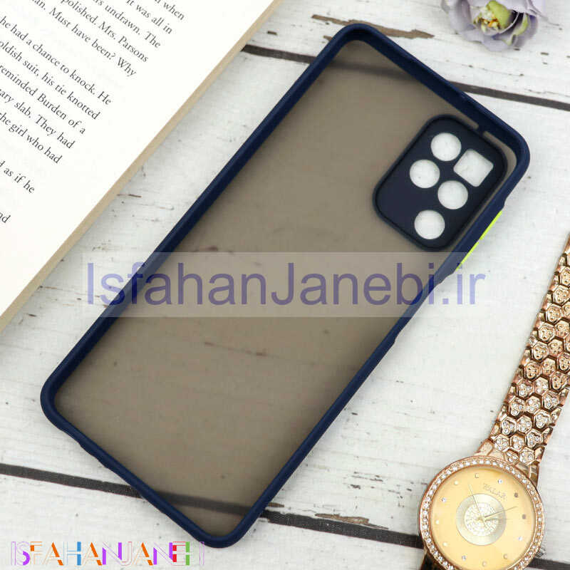 اصفهان جانبی-قاب PC مات محافظ لنز دار Samsung Galaxy A22 4G