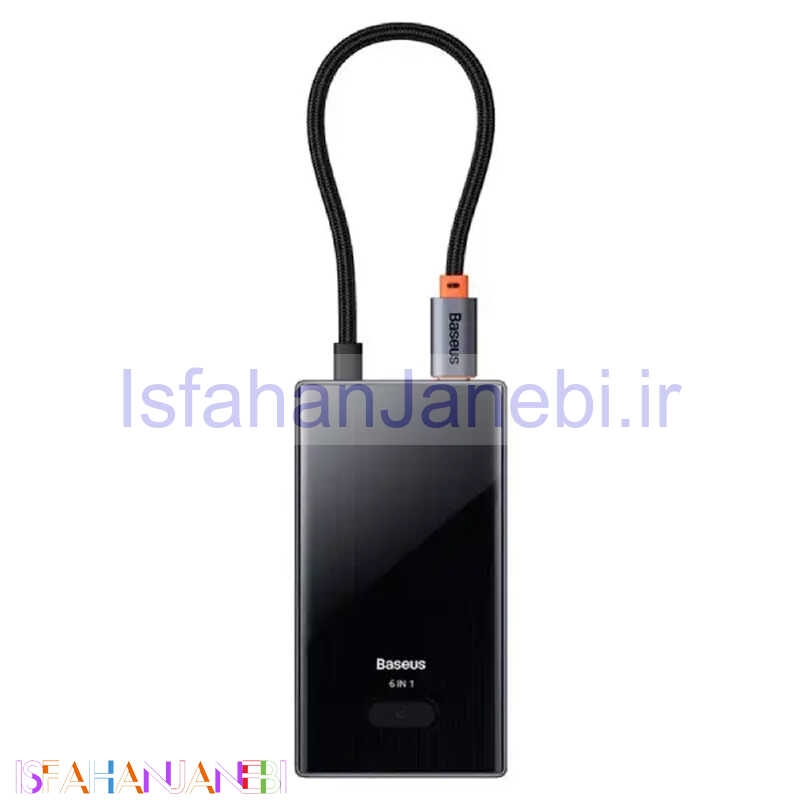 اصفهان جانبی-هاب 6 پورت Type-C باسئوس Focus WKYY030213