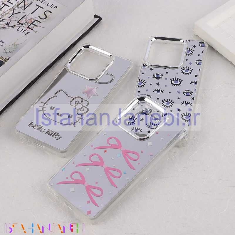 اصفهان جانبی-قاب آینه ای شیائومی Redmi Note 13 4G طرح دار دور محافظ متال