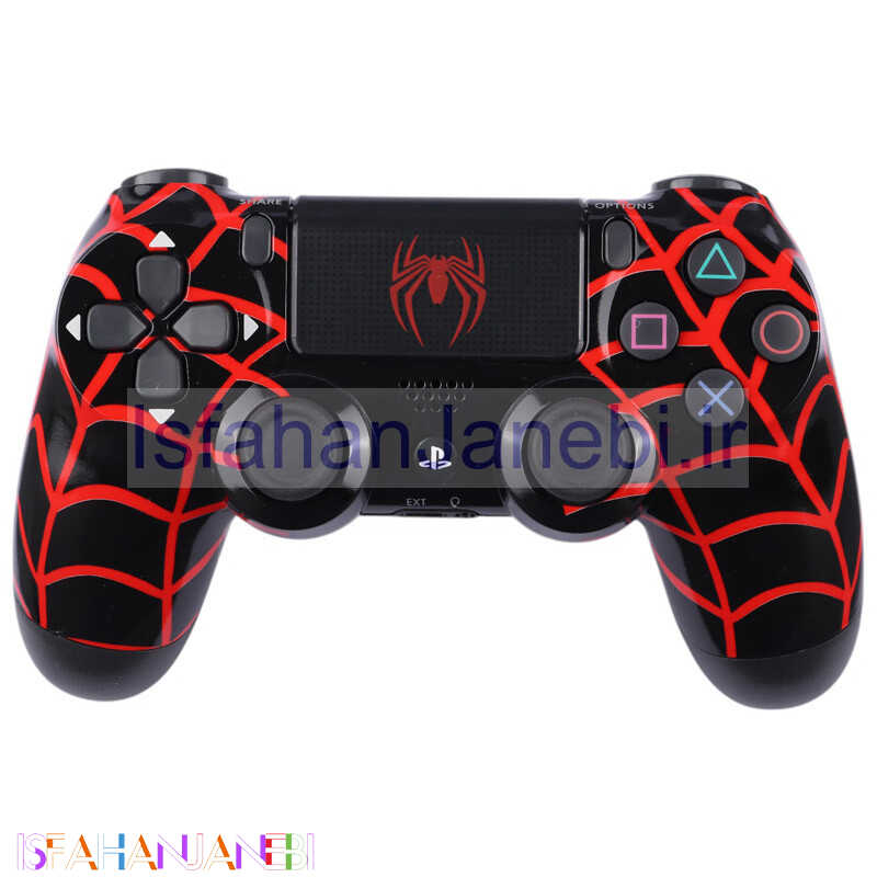 اصفهان جانبی-دسته بازی بی سیم SONY PlayStation 4 DualShock 4 High Copy طرح Spider Man کد 9