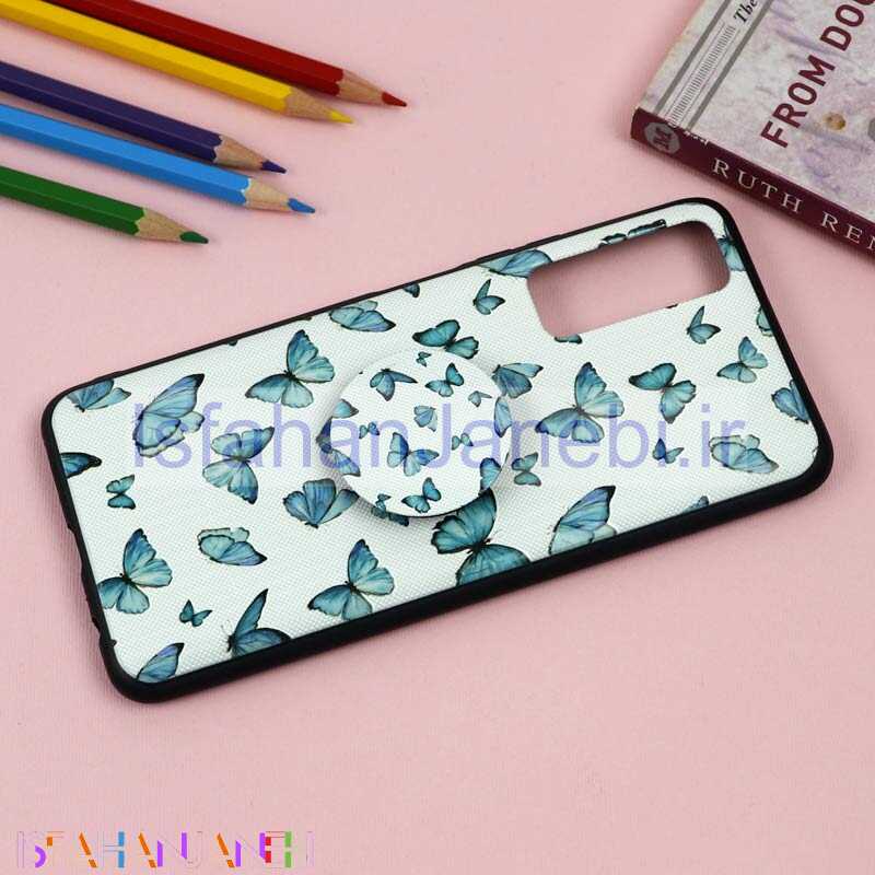 اصفهان جانبی-قاب فانتزی برجسته + پاپ سوکت طرح پروانه هواوی Y7a سری D