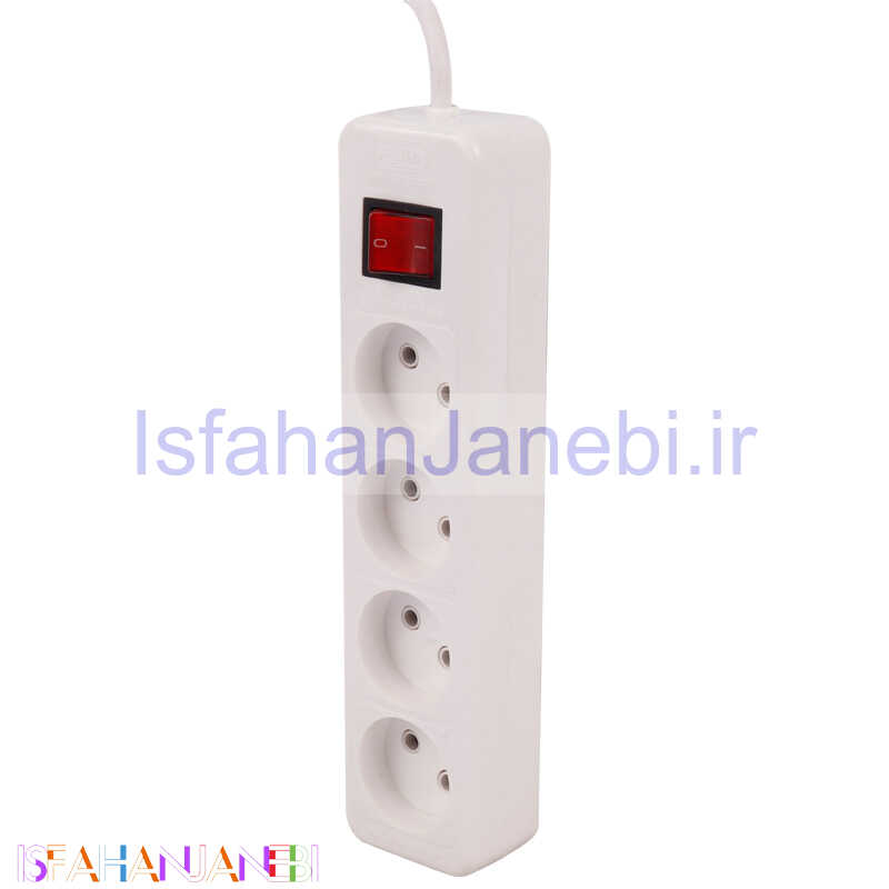 اصفهان جانبی-چند راهی 4 خانه برق هانی الکتریک HI-401 با کابل 2 متری