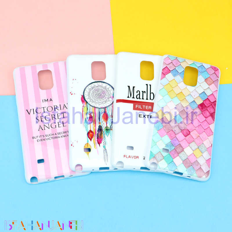 اصفهان جانبی-قاب فانتزی سفید طرح مختلف سامسونگ Note 4