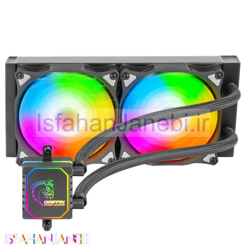 اصفهان جانبی-فن خنک کننده CPU گرین Green Glacier 240 ARGB