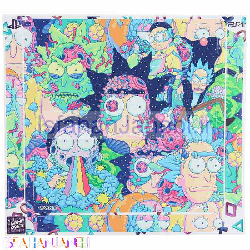 اصفهان جانبی-اسکین پلی استیشن 4 اسلیم طرح Rick and Morty
