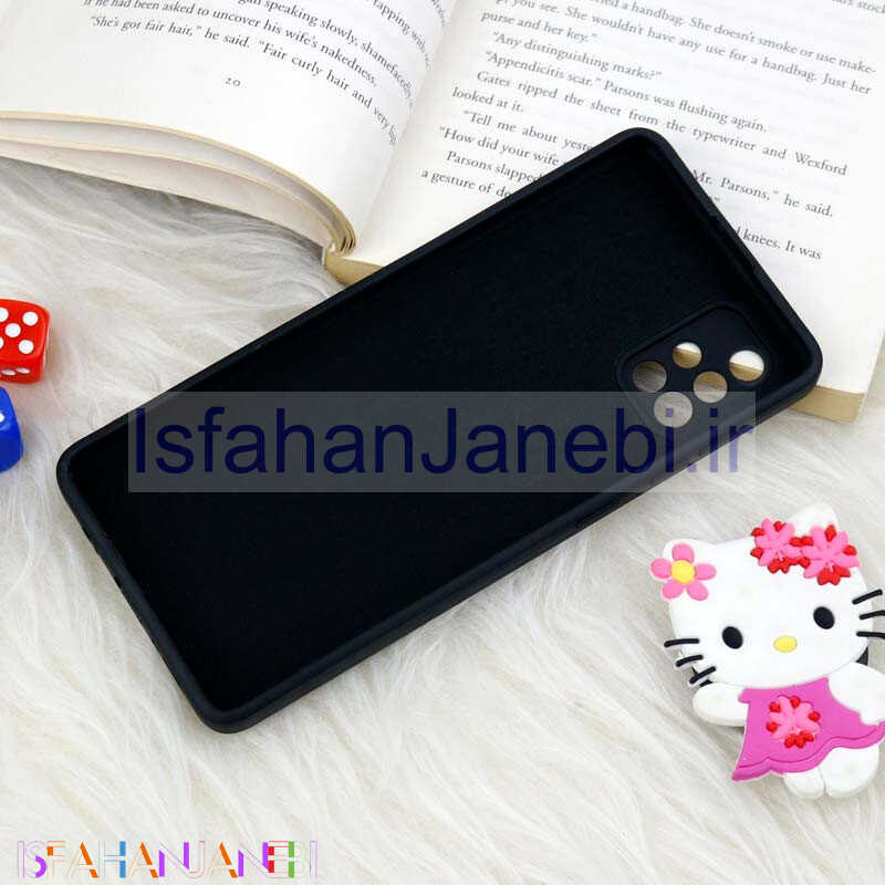 اصفهان جانبی-قاب سیلیکونی عروسکی محافظ لنزدار طرح خرس Samsung Galaxy A71