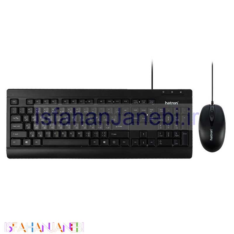 اصفهان جانبی-کیبورد و موس هترون HKC220