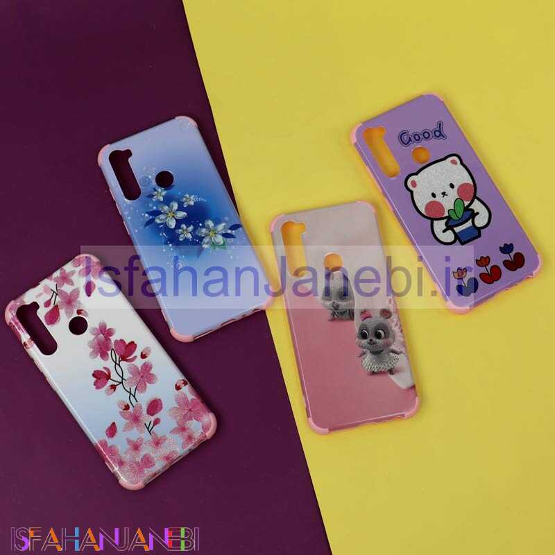 اصفهان جانبی-قاب فانتزی برجسته اکلیلی صورتی شیائومی Redmi Note 8