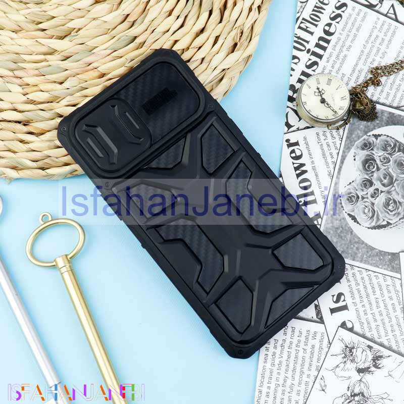 اصفهان جانبی-قاب ضد ضربه محافظ لنزدار Nillkin Adventuer آیفون iPhone 13 Pro Max مشکی