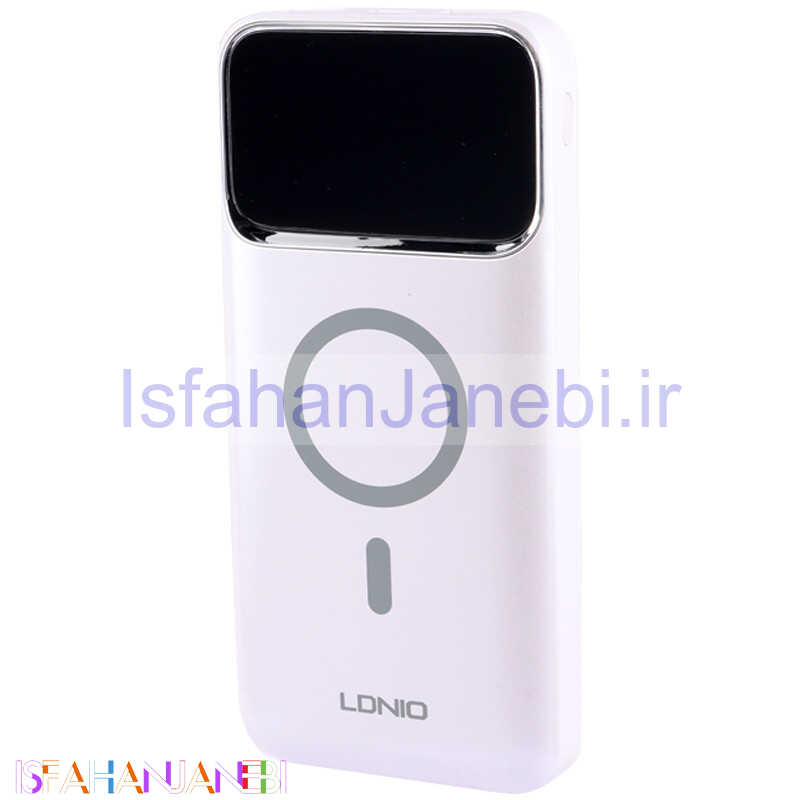اصفهان جانبی-پاور بانک بی سیم فست شارژ الدینیو PQ12 QC3.0 PD 22.5W ظرفیت 10000 میلی آمپر ساعت
