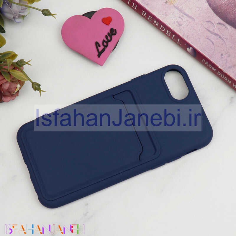 اصفهان جانبی-قاب سیلیکونی جاکارتی دار iPhone 7/8