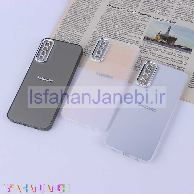 اصفهان جانبی-قاب PC سامسونگ Galaxy A30s / A50 / A50s براق متال محافظ لنزدار
