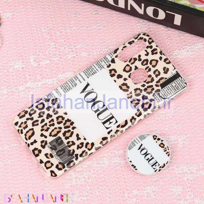 اصفهان جانبی-قاب سوپر IMD دور شفاف VOGUE پاپ سوکت دار Samsung A20/A30