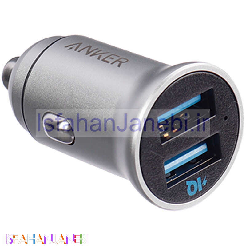 اصفهان جانبی-شارژر فندکی فست شارژ Anker PowerDrive 2 ALLOY A2727H42 2.4A 12W