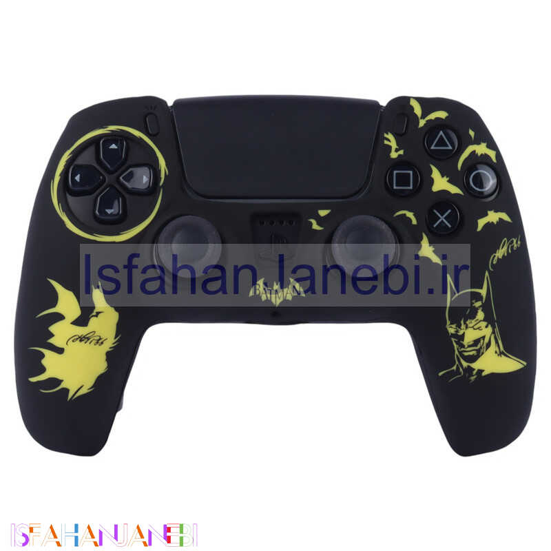 اصفهان جانبی-روکش دسته بازی PS5 طرح Batman زمینه مشکی زرد