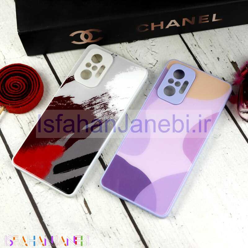 اصفهان جانبی-قاب طرحدار پشت گلسی محافظ لنزدار Xiaomi Redmi Note 10 Pro