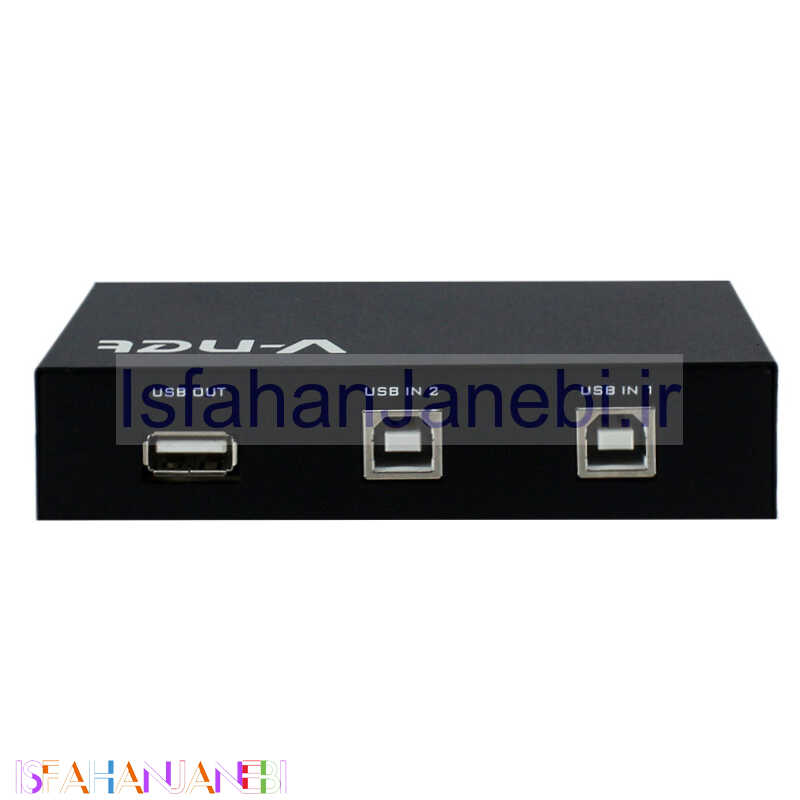 اصفهان جانبی-سوییچ پرینتر V-Net USB Switch 2Port