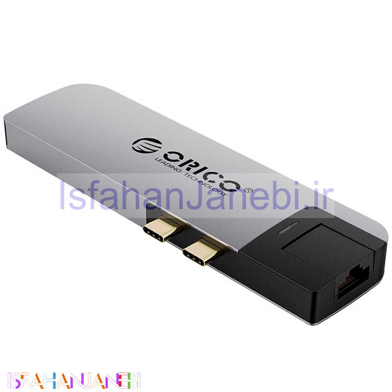 اصفهان جانبی-هاب 8 پورت Type-C اوریکو 2CT-8HR