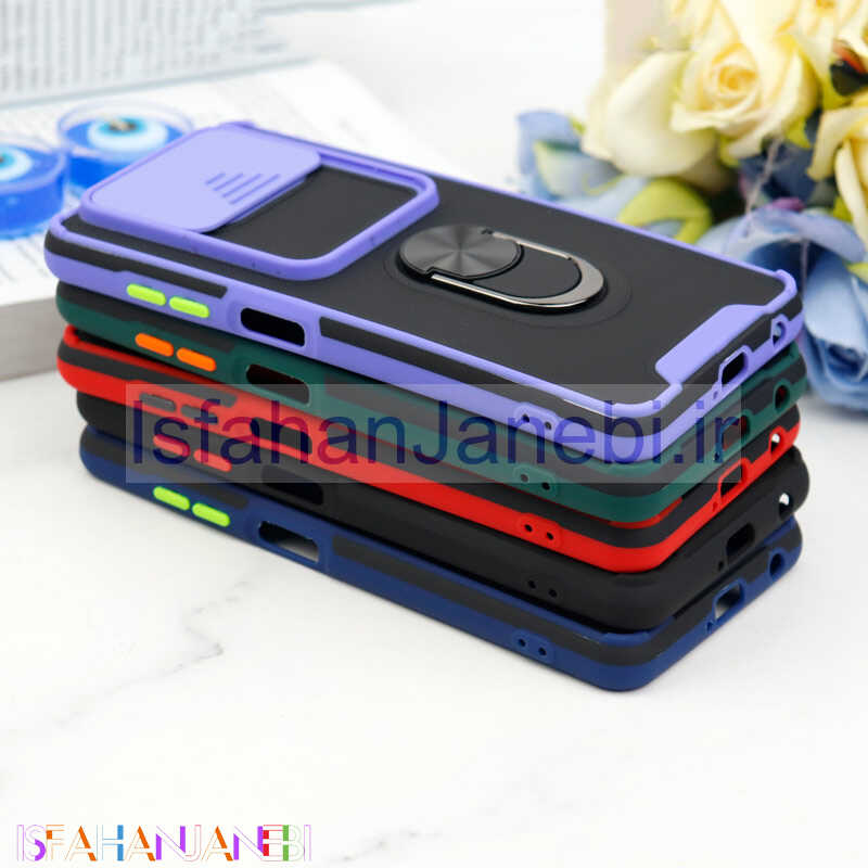 اصفهان جانبی-قاب ضد ضربه محافظ لنزدار کشویی هولدر دار بتمن کلاسیک Xiaomi Poco X3