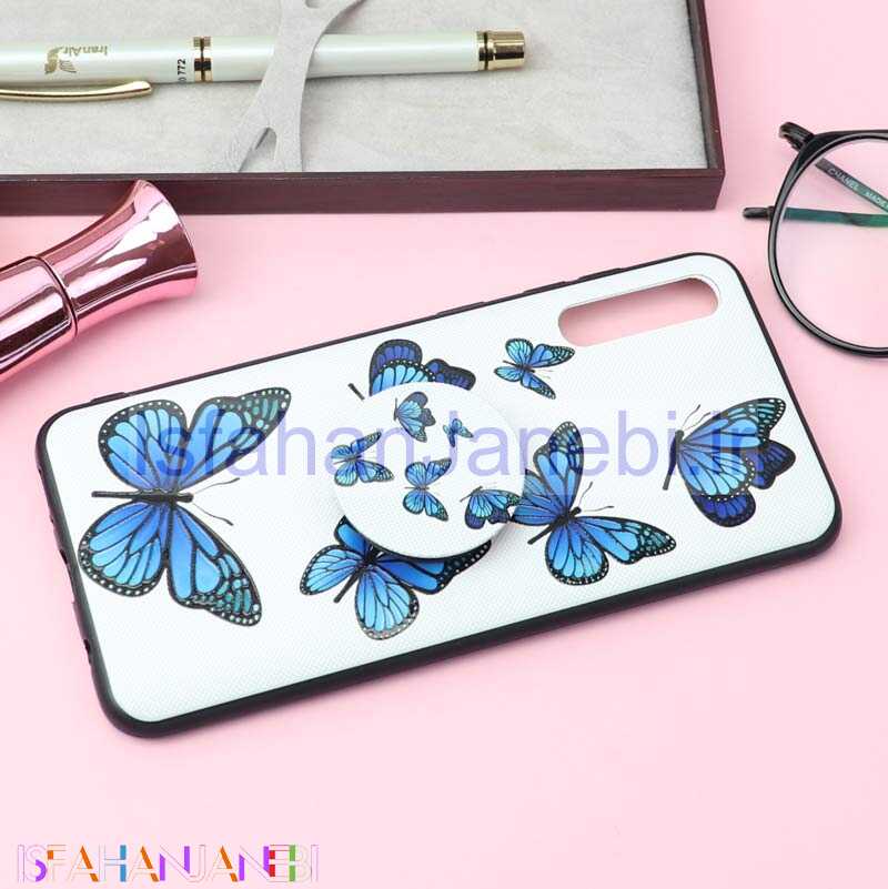 اصفهان جانبی-قاب فانتزی برجسته + پاپ سوکت کد10 سامسونگ A30s/A50s