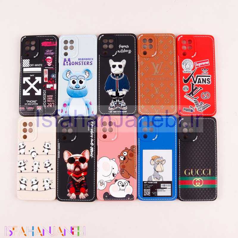 اصفهان جانبی-قاب محافظ لنزدار طرح دوخت Samsung Galaxy A22 4G