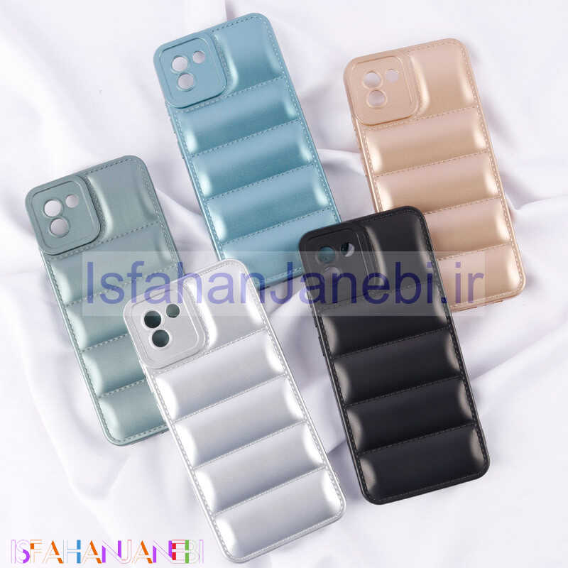 اصفهان جانبی-قاب پافر ژله ای براق محافظ لنزدار Samsung Galaxy A03