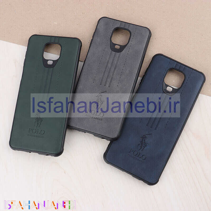 اصفهان جانبی-قاب چرمی Polo Ralph Laren شیائومی Redmi Note 9S / Note 9 Pro / Note 10 Lite