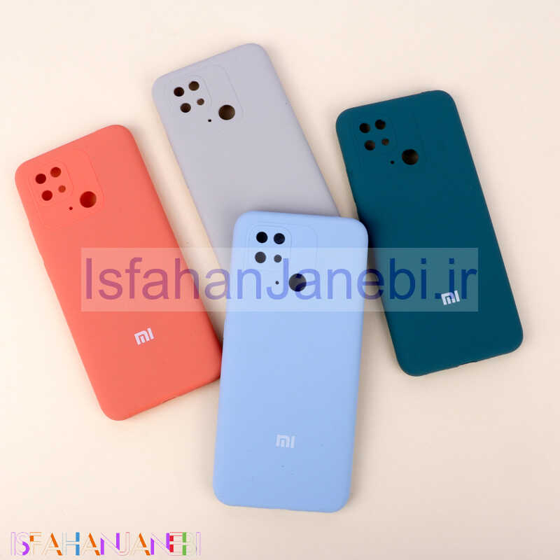 اصفهان جانبی-قاب سیلیکونی اصلی زیربسته شیائومی Redmi 10C محافظ لنزدار