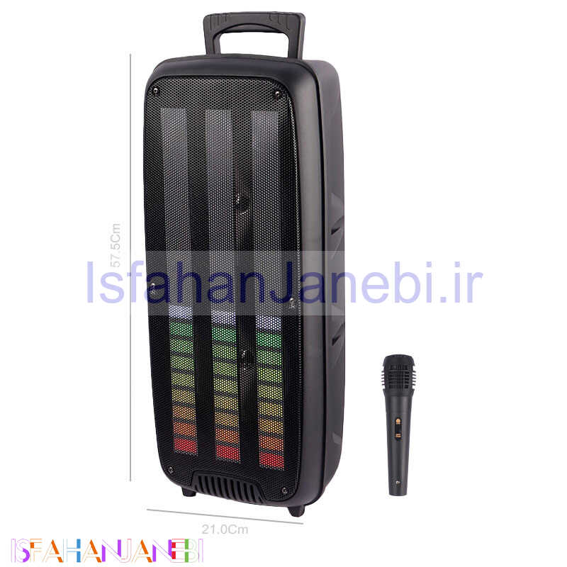 اصفهان جانبی-اسپیکر چمدانی بلوتوثی رم و فلش خور Greatnice GTS-1759 + میکروفون