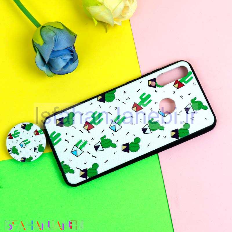 اصفهان جانبی-قاب فانتزی برجسته + پاپ سوکت طرح کاکتوس هواوی Y6p سری D