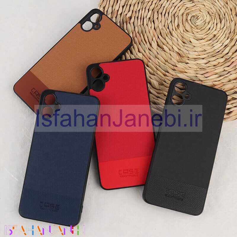 اصفهان جانبی-قاب چرمی Smart Phone سامسونگ Galaxy A05 پارچه ای محافظ لنزدار