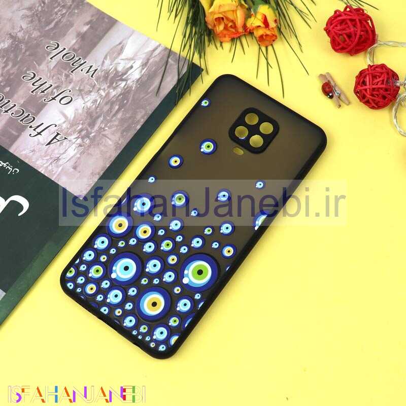 اصفهان جانبی-قاب PC مات محافظ لنزدار طرحدار چشم و نظر شیائومی Redmi Note 9s / Note 9 Pro