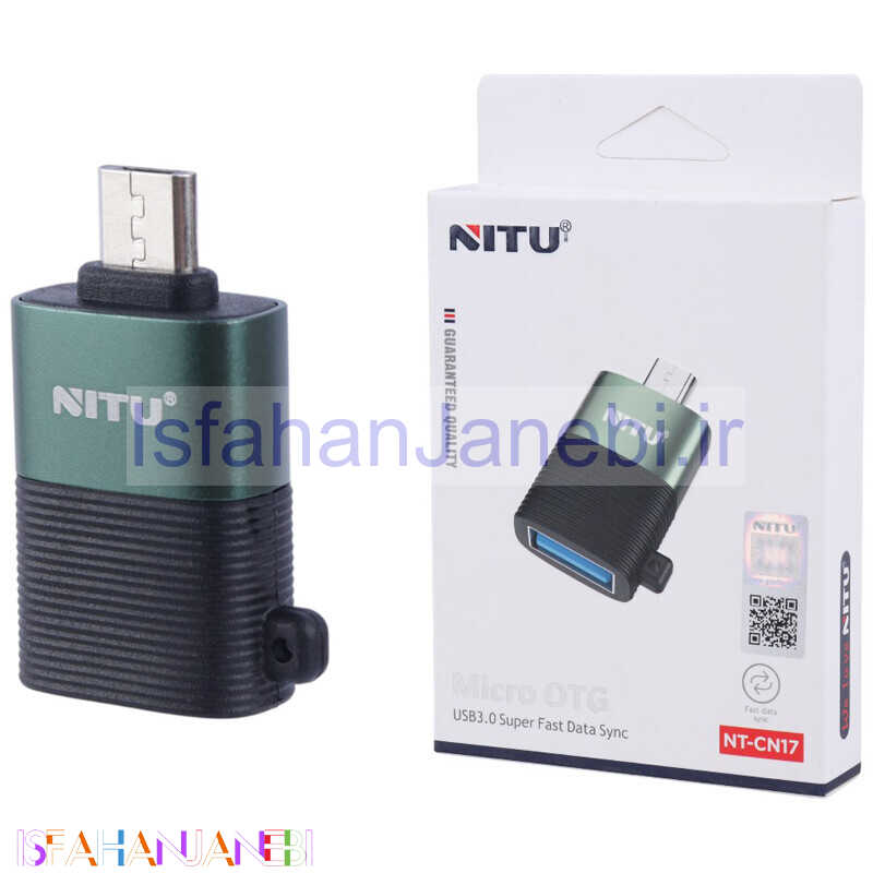 اصفهان جانبی-تبدیل USB3.0 OTG به MicroUSB نیتو NT-CN17