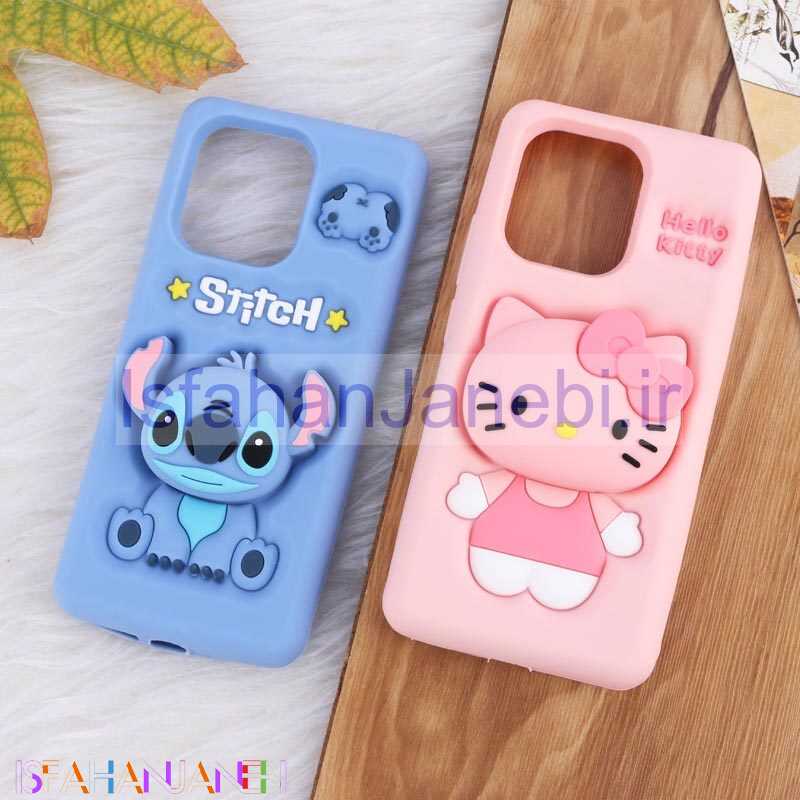 اصفهان جانبی-قاب سیلیکونی شیائومی Redmi Note 13 4G پاپ سوکت دار فانتزی برجسته