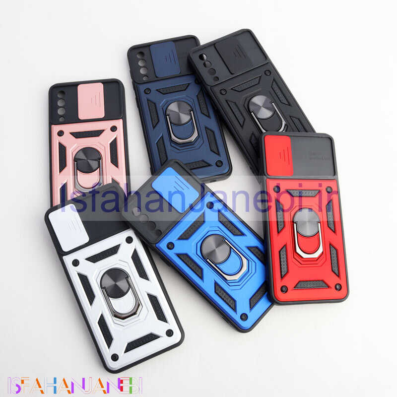 اصفهان جانبی-قاب ضد ضربه محافظ لنزدار کشویی هولدر دار بتمن Samsung Galaxy A30s