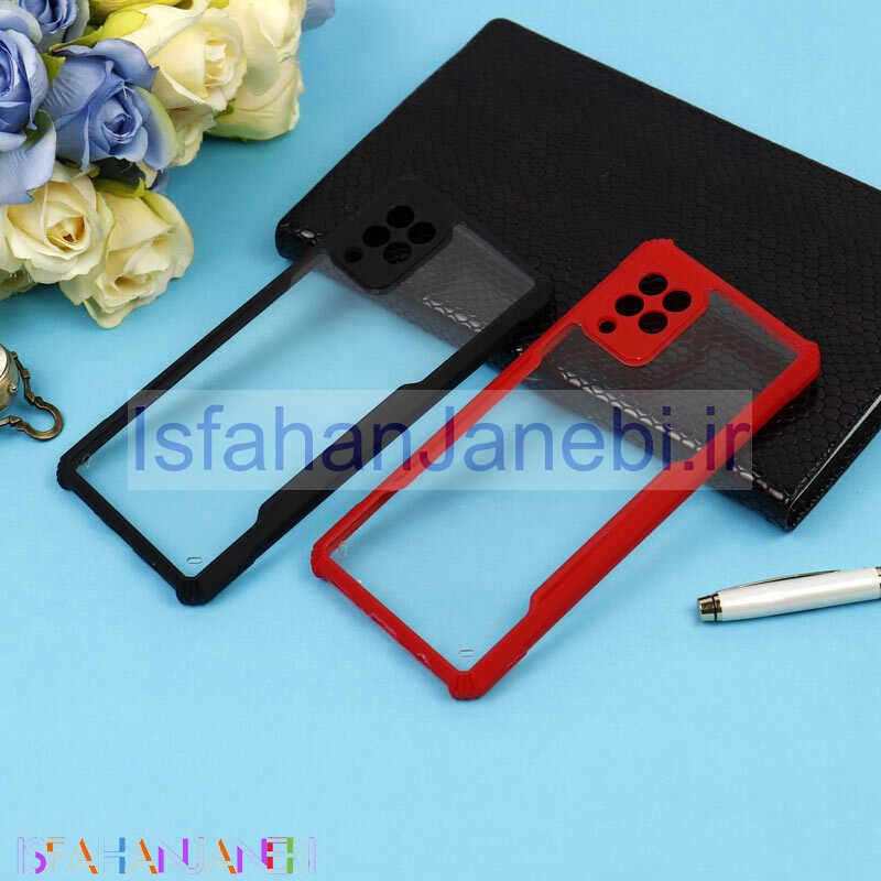 اصفهان جانبی-قاب محافظ لنزدار PC شفاف ضربه گیر Samsung Galaxy A42 5G