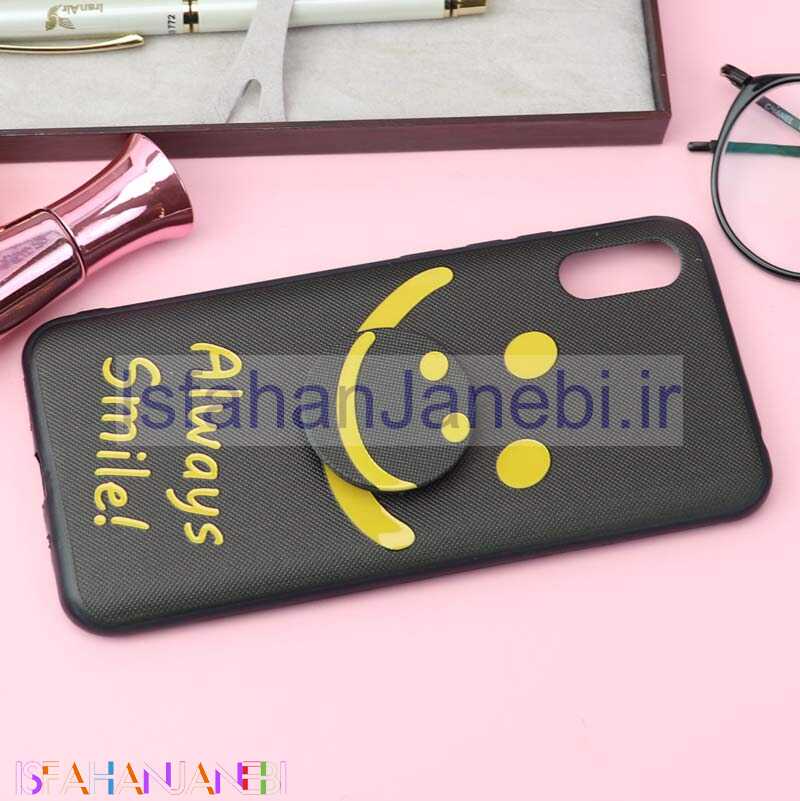 اصفهان جانبی-قاب فانتزی برجسته + پاپ سوکت کد14 شیائومی Redmi 9A